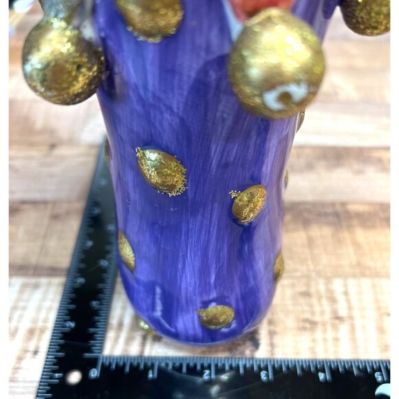 Christmas Whimsical Hand-Painted Ceramic Elf Boot Decorative - Picture 7 of 7